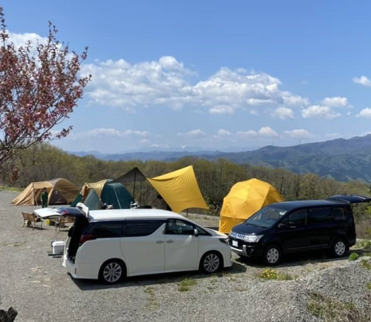 牧場キャンプ
